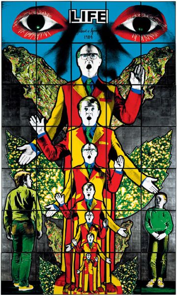 A huge retrospective of work by dynamic artist duo, Gilbert & George 