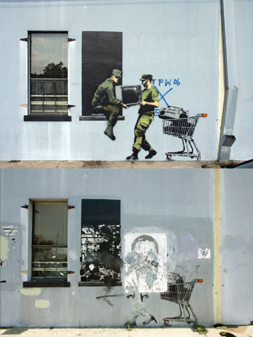 banksy artist. U.K.-based street artist