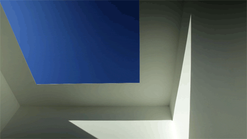 James Turrell, ‘Second Meeting’ interior, 1989. Production stills from the series Exclusive. © Art21, Inc. 2013. Cinematography by Marc Levy.